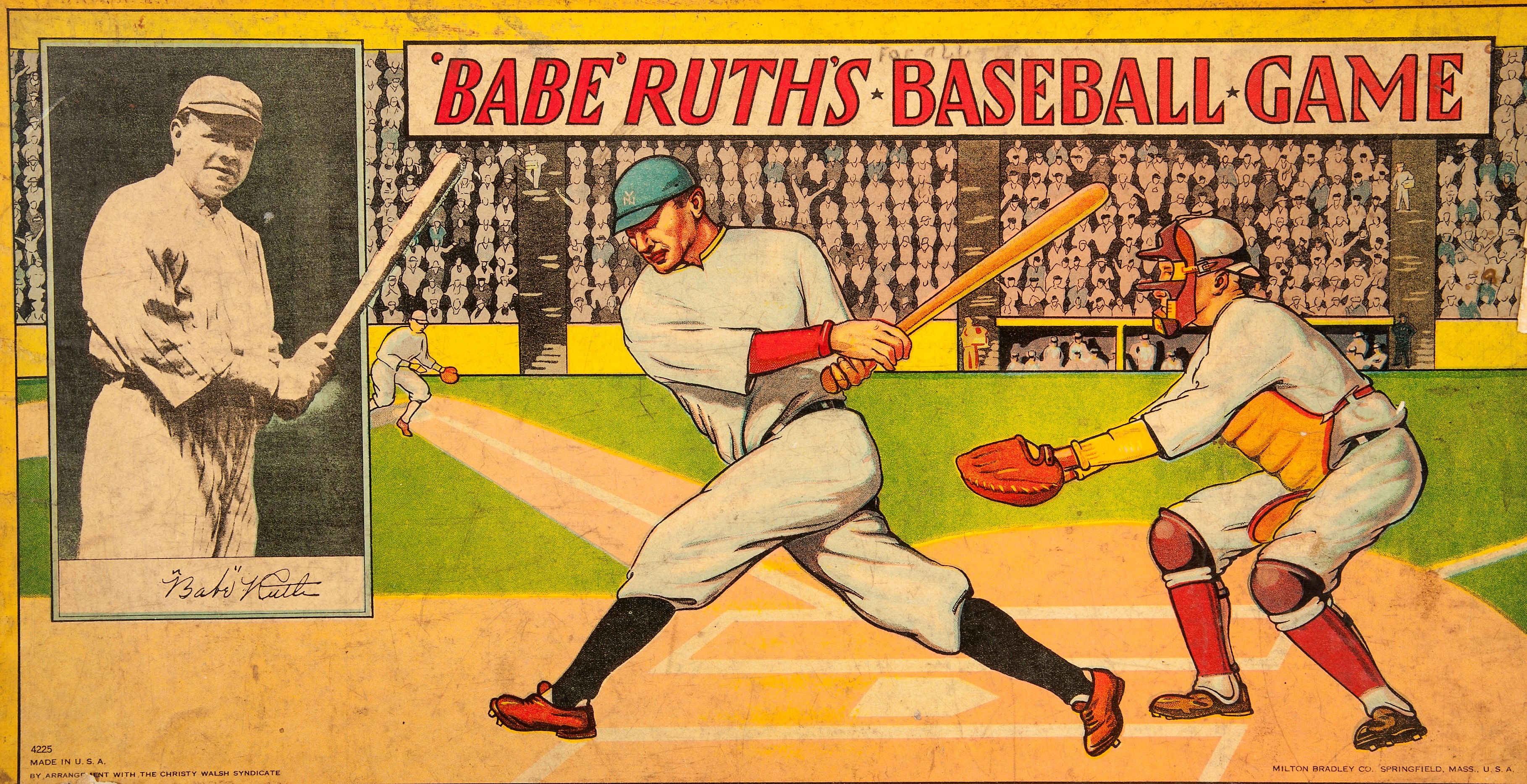 Babe Ruth Play Ball - VINTAGE POSTER