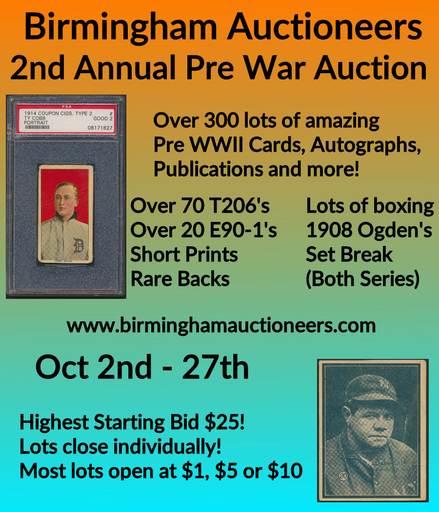 Birmingham PreWar Cards